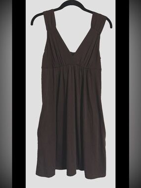 Velvet Torch Brown Women's Size M Side Pockets Short Dress